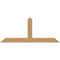 Ekena Millwork Portland Timber Gable Bracket, Western Red Cedar, 72"W x 30"H x 5 1/2"D x 5 1/2"F, 10/12 Pitch GBW072X30X0606POR00SWR - alternate 1